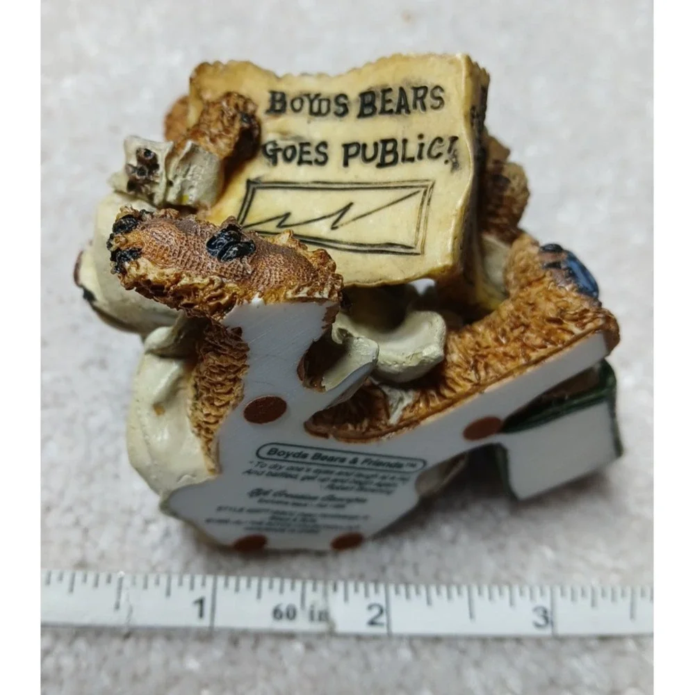 Boyds Bear Dean Newbearger III...Bears & Bulls Figurine 227715GCC-1998
